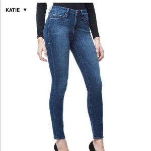 Good American ripped denim